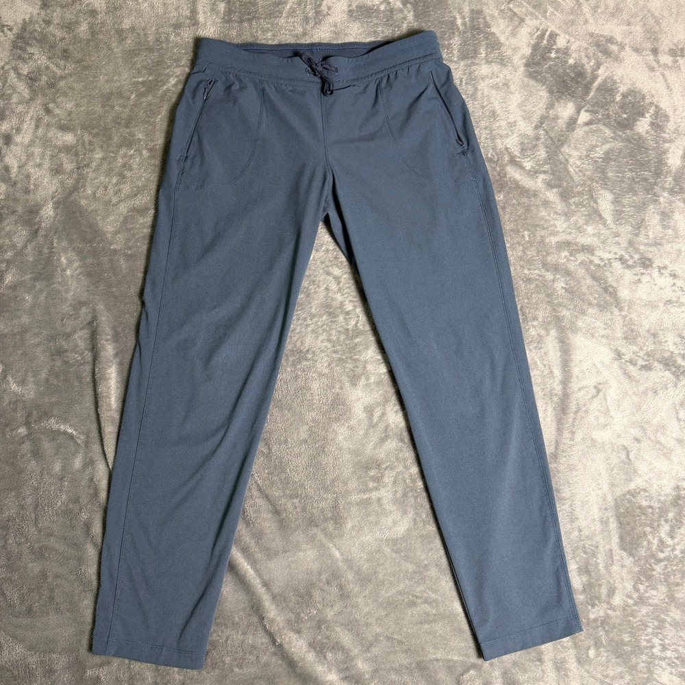 Kuhl Freeflex Pants Womens Medium Blue Gray Hiking Travel Tapered Leg Stretch